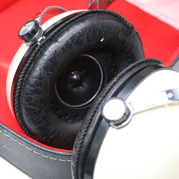 Vintage Pioneer SE-50 2-Way Stereo Headphones Adjustable with Case 70s Retro - Picture 6 of 10